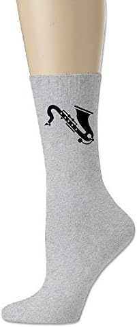 Saxophone Crew Socks Ash