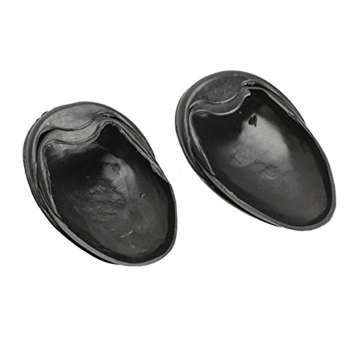 Vktech 10 Pairs Black Plastic Hairdressing Dye Coloring Ear Cover Shield Protector