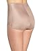 Rago Women’s Style 511 Light Shaping Panty Brief | High-Rise Full Coverage | Tummy Control with Power Mesh Panel | No Show Seams & Cotton Lined Crotch | Made in USA