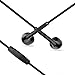 Earbuds, TOBETB in Ear Earphone with Microphone & Volume Control Wired Headphones with Deep Powerful Bass for iOS and Android Black
