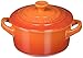 Le Creuset Set of 4 Mini Cocottes with Cookbook, Flame