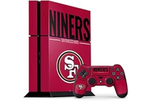Skinit Decal Gaming Skin Compatible with PS4 Console and Controller Bundle - Officially Licensed NFL San Francisco 49ers Team Motto Design