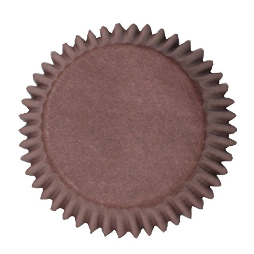 100 Chocolate Brown Tulip Muffin Cupcake Cases Amazon.co.uk Kitchen