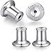 ZowBinBin Magic Earring Backs Locking Secure Earring Backs for Studs Sterling Silver Hypoallergenic Tight Universal Earring Backs Safety Earring Backs Easy Use Tension Earring Backs Nickel Free
