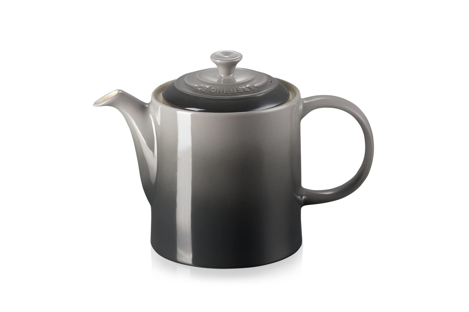 Le Creuset Grand Teapot, Enamelled Stoneware, 1.3 litres, Serves 4 Cups, Flint, 70703134440000