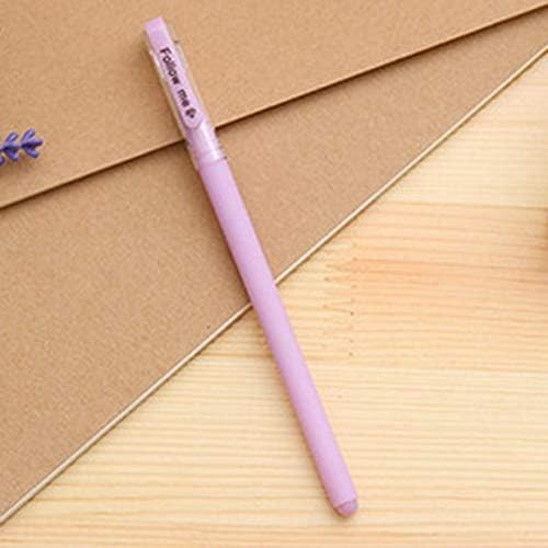 MXECO Simple Design 0.38mm Black Ink Pens Ballpoint Pen Office School Supplies Writing Signature Plastic Pens Stationery
