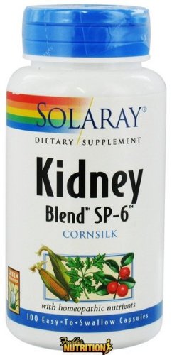 Solaray - Kidney Blend SP-6 Cornsilk - 100 Capsules