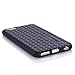 Case for Apple iPhone 6 and 6s (4.7 inch) from MIRAcase, Honeycomb Pattern, Perfect Fit, Scratch Resistant, Premium Flexible Soft TPU - Shock Absorbent - Ultra Thin- Light Weight (Black)