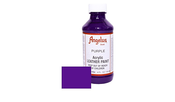 purple leather paint