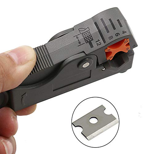Connia Automatic Stripping Plier Cable Stripper Tools Double Blades Stripped Wire for Home Improvement - Thumbnail 2