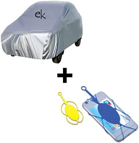 Ek Retail Shop Silver Matty TIRPAL for Sumo Gold/Waterproof Car Body Cover for TATA Sumo Gold (Free EKRS Key Chain)