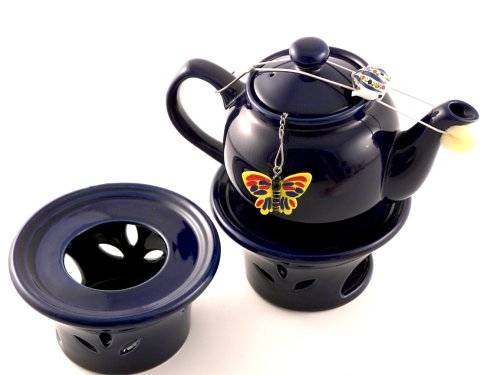 Metropolitan Tea Royal Blue Ceramic Teapot Warmer