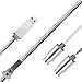 Midi Cable to Usb, Zipper Design Midi Interface for Keyboard with Double-layer Circuit Board,Fever Grade Copper Wire, the Latest Chip,TPE Material(5.6ft)