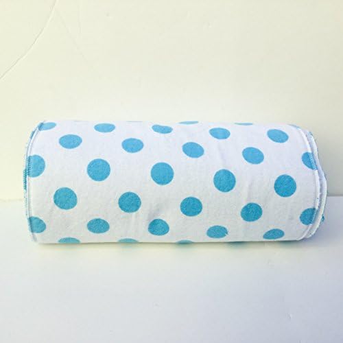 Set of 12 Unpaper Towels, Turqouise Polka Dot Print