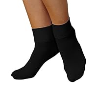 Buster Brown Comfort Toe Stretch Socks, Black, 3-pk