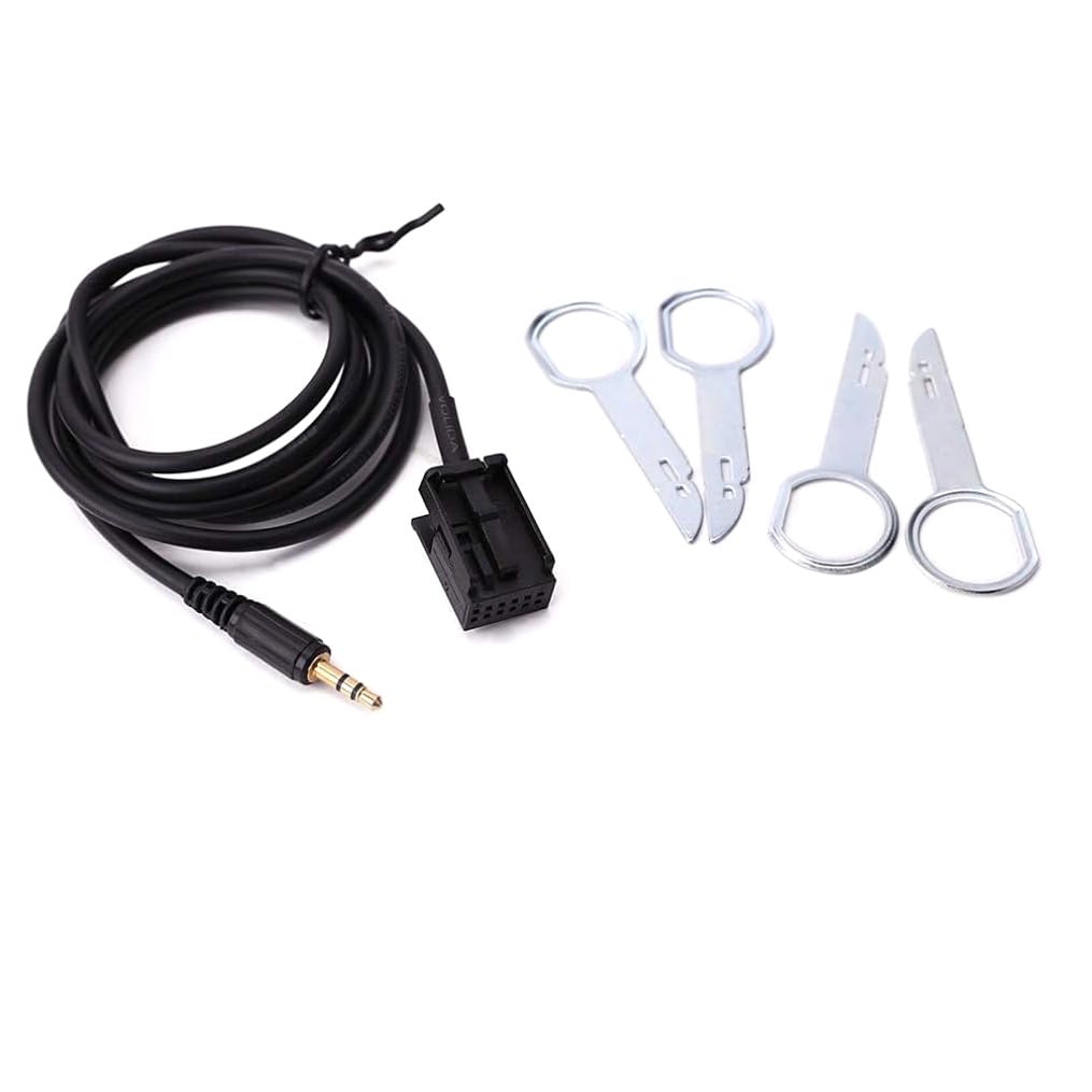 6000CD AUX Input Cable Adapter for Ford Fiesta Focus Mondeo 6000 CD Audio Lead Cable