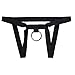 Octzoo Men Sexy Open Back O Ring Bulge Underwear Lingerie Nightwear Nighgawm Black