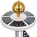 FORUP Solar Flag Pole Light 26 LED, Solar Flagpole Downlight for Most 15 to 25 Ft Flag Pole (White)