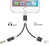 iphone 7 / 7 Plus / 8 / 8 Plus / X Adapter,2 in 1 Lightning to 3.5mm Aux Headphone Jack and Charger Cable adapter for iphone 7 / 7 Plus / 8 / 8 Plus / X plus Adapter,Adapter for iphone 7/ 8 /X Plus