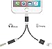 iphone 7 / 7 Plus / 8 / 8 Plus / X Adapter,2 in 1 Lightning to 3.5mm Aux Headphone Jack and Charger Cable adapter for iphone 7 / 7 Plus / 8 / 8 Plus / X plus Adapter,Adapter for iphone 7/ 8 /X Plus