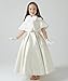 FAYBOX Cozy Faux Fur Flower Girl Bolero Shrug Accessories Princess Cape