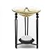 Gifts & Decor Tealight Holder Harmony Crystalline Dish with Oil Warmer