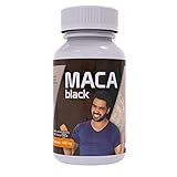Black Maca Capsules for Men - Gelatinized - Supplements for Energy, Vitality, Endurance, Memory and Anti-Stress - from Peruvian Black Maca Root - 1000 mg p/s - Non GMO, Kosher - Free PDF Guide