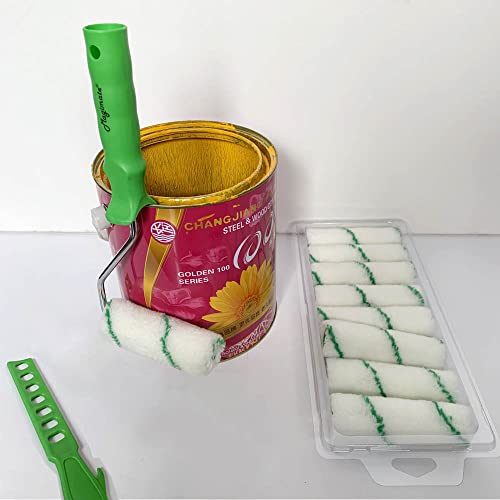 Magimate Small Paint Roller Set 4 inch Painting Rollers for Walls and