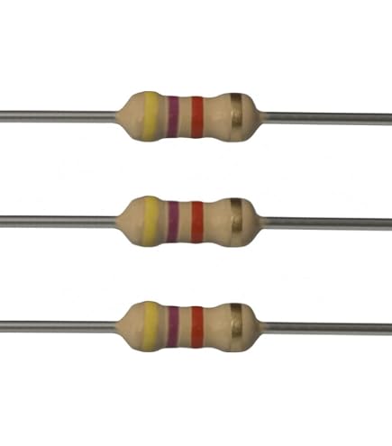 Résistances 6,8 Ohm 1/2W 5% - Lot De 10 Pièces - Film Carbone, Câbles Rigides - Pour Circuits électroniques, Prototypage - 7