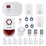 Compatible with Alexa -App Controlled Updated S03 WiFi and Landline Security Alarm System Deluxe Pet Kit Wireless DIY Home Security System by Fortress Security Store- Easy to Install