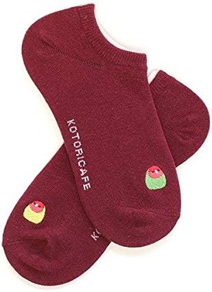 Amazon ことりカフェオリジナル スニーカーソックス コザクラインコのペア 靴下 通販