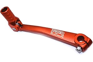 PPR PIT PRO RACING CNC Aluminum Motorcycle Gear Shifter Lever, Foldable Pedal Shifter Fit for 50cc 110cc 250cc CRF50 XR50 XR CRF Dirt Pit Monkey Bike Motorcycle ATV Quad (Orange)