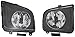 Spec-D Tuning LH-MST05JM-RS Ford Mustang V6 V8 Black Crystal Headlights Head Lamps