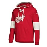 adidas Detroit Red Wings Hoodie Pullover Vintage Jersey Hood (Medium)