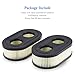 593260 798452 Air Filter - Air Filter Cartridge for Briggs & Stratton 550E 550EX Engine Mtd Troy-Bilt Craftsman Toro Walk-Behind Lawn Mower Tractor- 2 Pack