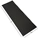 Foam Sleeping Pad - Lightweight 0.5-Inch Mat for Camping, Cots, Tents, Backpacking, and Yoga - Non-Slip and Waterproof with Handle by Wakeman (Black)