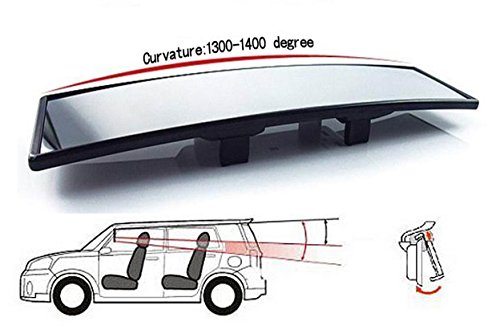 image for ICBEAMER 240mm Type-A Easy Clip On Convex Surface Mirror Color: Blue T
