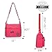Crossbody Bags for Women,ZYSUN Casual Messenger Purses and Handbags Shoulder Bag (5-bright pink)