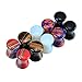BodyJ4You 10 Pieces Natural Stone Ear Plugs Kit Saddle Style 2G (6mm) Stretchers Gauges Sets