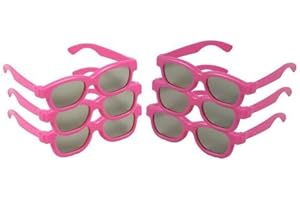3DSTEREO GLASSES Children's Passive 3D Glasses for Kids - 6 PAIRS - RealD Certified - Home Cinema or Theater -