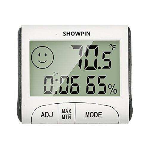 Showpin Temperature Hygrometer Function Included