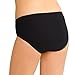 Cottonique Women's Latex-Free Waist Brief made from 100% Organic Cotton (2/pack | Black)