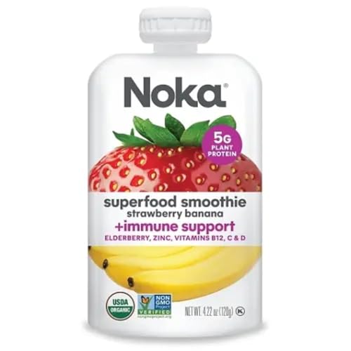 NOKA STRAWBERRY BANANA SUPERFOOD SMOOTHIE, 4.22 OZ
