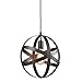 YOBO Lighting Industrial ORB Sphere Metal Globe Chandelier Pendant Light