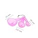 Teenitor UPGRADE Lady Facial Care Mask Facemask Mixing Tool Sets, Silicone Bowl, Silicone Mask Brush, Spatula Gauge 6 in 1 Set Pink