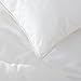 Egyptian Bedding Luxurious Twin/Twin XL Extra Long Hard-to-FIND 70 Oz Fill Weight Goose Down Alternative Comforter, 600 Thread Count 100% Egyptian Cotton Cover, 750 Fill Power, Solid White Color