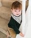 Baby Bandana Drool Bibs for Boys, Super Absorbent Organic Teething Bib Cotton 8-Pack (Woodland)