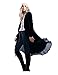 CA Mode Women's Velvet Lace Hem Cardigan Jacket Outwear Coat