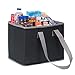Planet E Reusable Grocery Shopping Bags – Large Collapsible Boxes With Reinforced Bottoms Made of Recycled Plastic (Pack of 3)