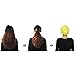 Patty and Fashion Design Ladies Long Hair Flowers Swim Cap ,Pack of 1 (Black)